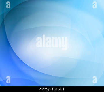 Abstrakte blaue gekrümmte Linien Hintergrund Stockfoto