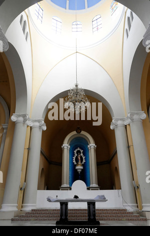 Interieur, Altarraum, Kathedrale von Granada, baute zuerst im Jahre 1529, Granada, Nicaragua, Mittelamerika Stockfoto