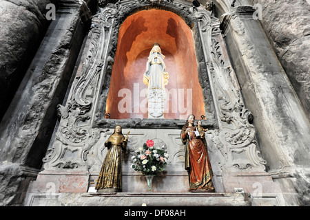 Seitenaltar, begann Igreja de Sáo Domingos, Sáo Domingos Church, Bau im Jahr 1399, Ende 18. Jahrhundert, 1954 viel Stockfoto