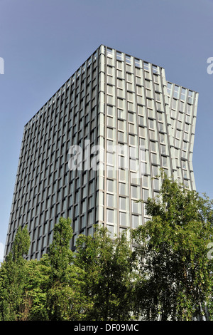 Tanzende Tuerme, Tanzende Türme, Hotel- und Bürogebäude, abgeschlossen im Jahr 2012, Reeperbahn Straße, Hansestadt Hamburg Stockfoto