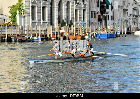 Regata Storica 2012, Canal Grande, Venedig, Veneto, Italien, Europa Stockfoto