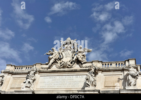 Trevi-Brunnen, Fontana di Trevi, historischen Zentrum von Rom, Italien, Europa Stockfoto