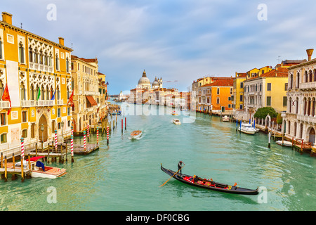 Gondel am Canal Grande Stockfoto