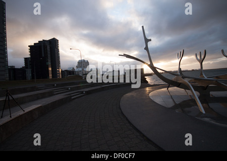 Sun Voyager Reykjavik Stockfoto