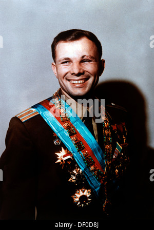 Juri Gagarin erster Mann im Weltraum Stockfoto