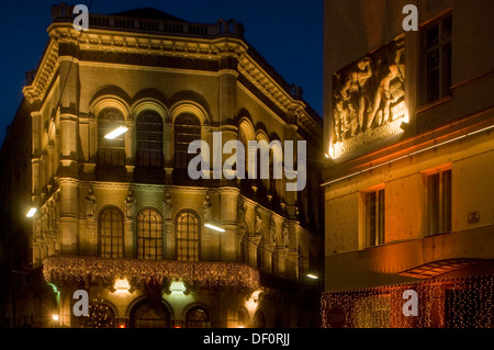 Österreich, Wien 1, Cafe Central Im Palais Ferstel, Herrengasse 14, Rechts Das Hotel SAS Radisson Style Stockfoto