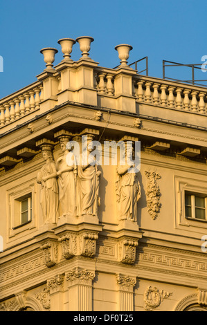 Österreich, Wien 1, Architekturdetaile des Hotel Bristol Stockfoto