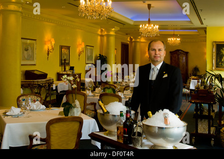 Österreich, Wien 1, Grand Hotel, Kärntner Ring 9, Das französischen Gourmetrestaurant "Le Ciel" Stockfoto