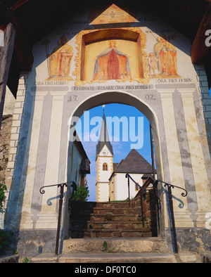 Österreich, Kärnten (Kärnten), die Kirche in Maria Wörth. Stockfoto