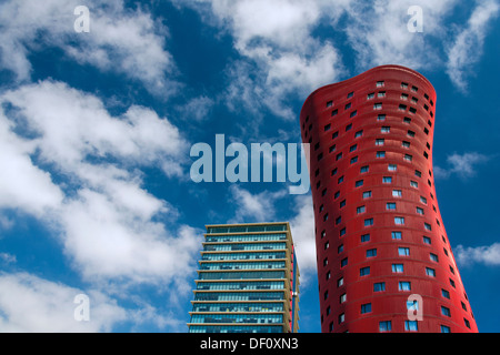 Torre Realia BCN, Hospitalet de Llobregat, Barcelona, Katalonien, Spanien Stockfoto