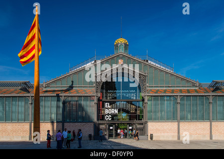 El Born Kulturzentrum in der ehemaligen Mercat del Born, Barcelona, Katalonien, Spanien Stockfoto