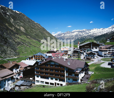 Österreich, Tirol, Ötztal Alpen, Obergurgl. Stockfoto