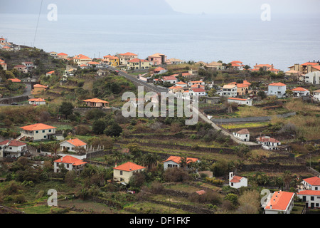 Die Insel Madeira, Nordküste, Ponta Delgada Stockfoto