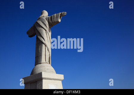 Madeira, Canico Garajau in Cristo Rei Statue, Stockfoto