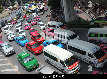 Stau in Bangkok, Thailand Stockfoto