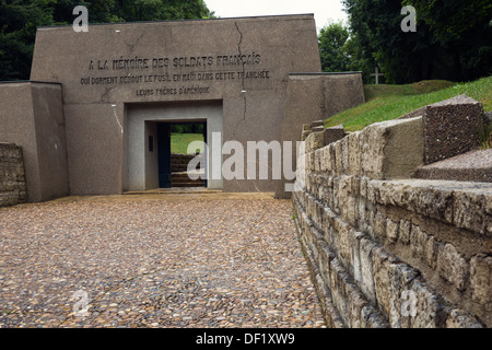 Tranchée des baïonnettes Stockfoto