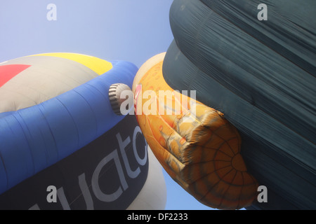 Charakter-Heißluftballons Stockfoto