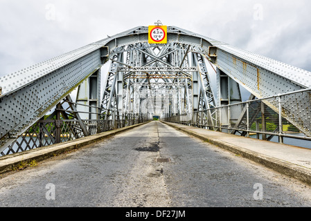 Die Connel Bridge ist ein Freischwinger, die Loch Etive bei Connel in Schottland umfasst Stockfoto