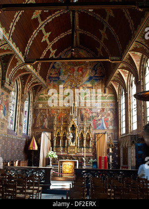 Heilig ansehen Basilick (Heilig-Blut-Basilika) Innenansicht des Altars Stockfoto