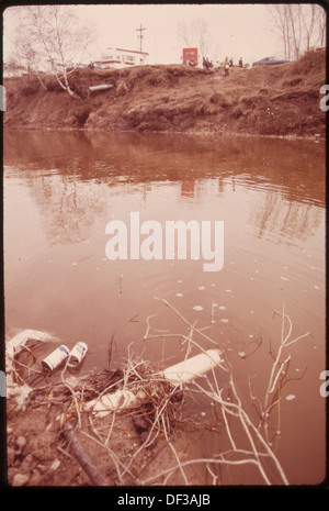 JÄHRLICHE STINT LAUFEN BEI GESANG BRÜCKE, TAWAS STADT. IN MITTE APRIL TAUSENDE VON FISCHER GATHER AUF WHITNEY ABFLUSS, A... 551429 Stockfoto