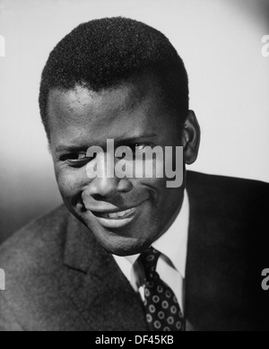 Sidney Poitier, Werbung Portrait für den Film, 'Erraten, wer zum Essen kommt", Columbia Pictures, 1967 Stockfoto