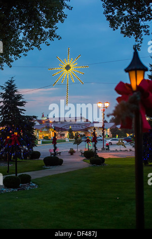 Frankenmuth, Michigan - Bronner's Christmas Wonderland, der weltweit größte Christmas Store. Stockfoto