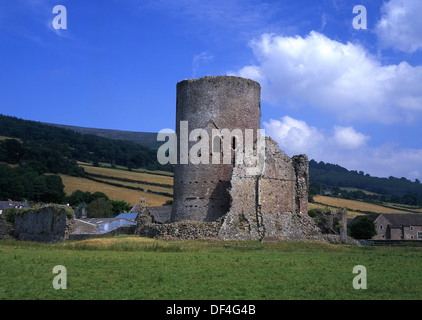 Tretower Burg & Court Powys Black Mountains Brecon Beacons South Wales UK Stockfoto