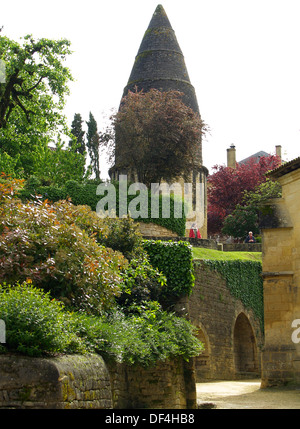 Laterne des Toten, Sarlat la Caneda, Frankreich Stockfoto