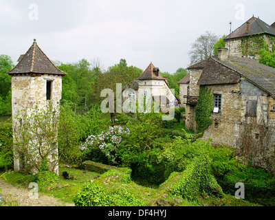 Das schönste Dorf in Frankreich, Carennac Stockfoto