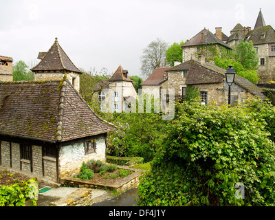 Das schönste Dorf in Frankreich, Carennac Stockfoto