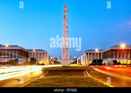 Stele di Marconi, Rom Italien Stockfoto