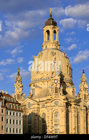 Frauenkirche, Dresden, Deutschland Stockfoto