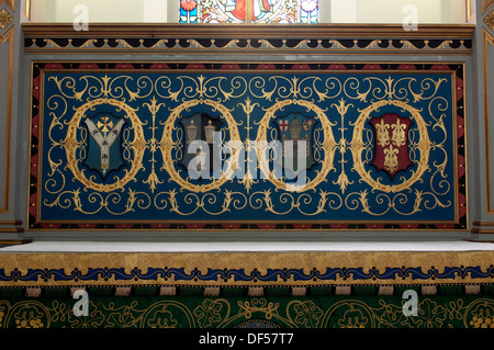 Das Retabel, St. Maria Magdalena Kirche, Bridgnorth, Shropshire, England, UK Stockfoto