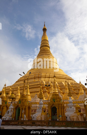 Shwedagon Paya in Norden zentralen Yangon, Birma. Stockfoto