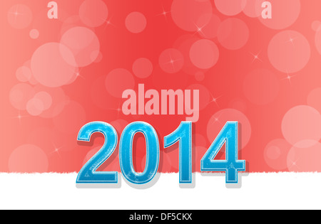 Frohe Weihnachten und Happy New Year Hintergrund Stockfoto