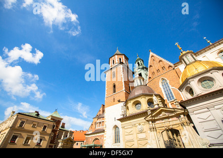 Schloss Wawel in Krakau, Polen. Stockfoto