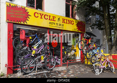 Fahrrad Shop Sawbridgeworth Herts england Stockfoto