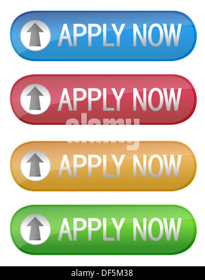 Bewerben Sie sich jetzt Stockfoto
