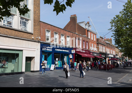 St Albans City Stadtzentrum Hertfordshire England Großbritannien Stockfoto