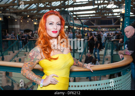 London, UK. 28. September 2013. London-Tattoo-Convention. © Terence Mendoza/Alamy Live-Nachrichten Stockfoto