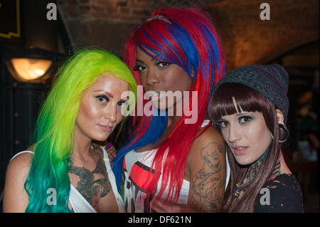 London, UK. 28. September 2013. London-Tattoo-Convention. © Terence Mendoza/Alamy Live-Nachrichten Stockfoto