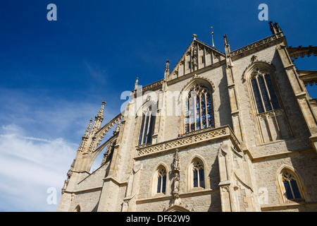 Kutna Hora St.-Barbara-Kathedrale Stockfoto