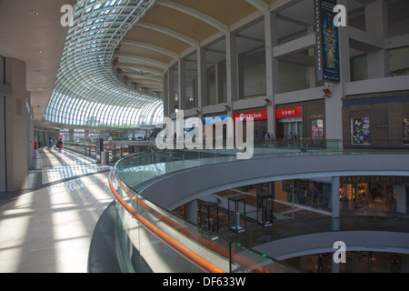 Ngurah Rai Flughafen Flügel Denpasar Bali Indonesien neue Flügel Bau Website moderne traditionelle Stadt touristischen Verkehr Marke Asien Stockfoto