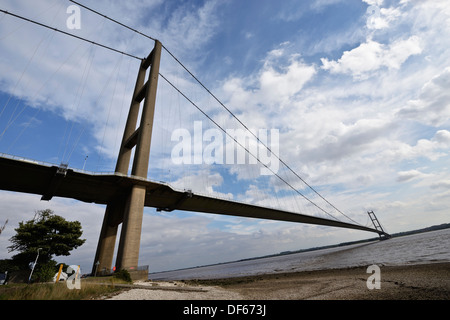 Humber Bridge Hessle East Riding von Yorkshire UK Stockfoto