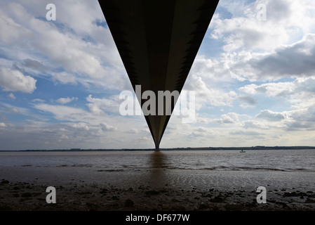 Humber Bridge Hessle East Riding von Yorkshire UK Stockfoto