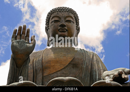 Big Buddha auf der Insel Lantau, Hong Kong. Stockfoto