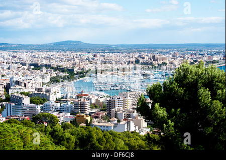 Blick auf Palma de Mallorca Stockfoto