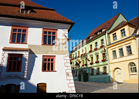 Sighisoara/Schäßburg sächsischen befestigte mittelalterliche Zitadelle, Siebenbürgen, Rumänien Stockfoto