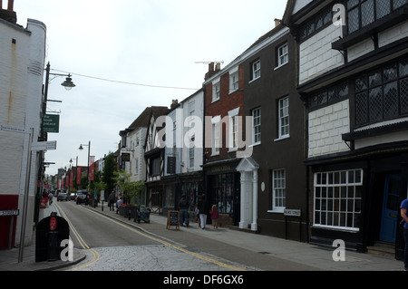 Straße-Palast in der Stadt von Canterbury in der Grafschaft Kent uk 2013 Stockfoto