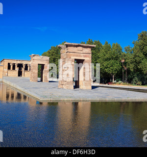 Debod Tempel in Madrid, Spanien Stockfoto